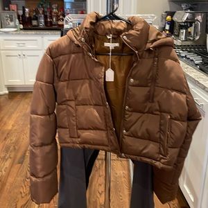 Donating 8-21 COPY - Women’s XS 1 Snall Puffer Crop PAC Sun Jacket With Hood